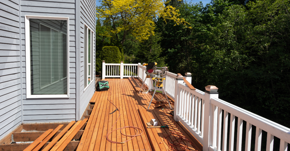 Deck renovation project